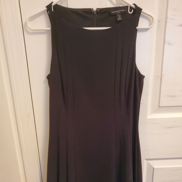 Banana Republic Black Fit and Flare Dress - Picture 3 of 11